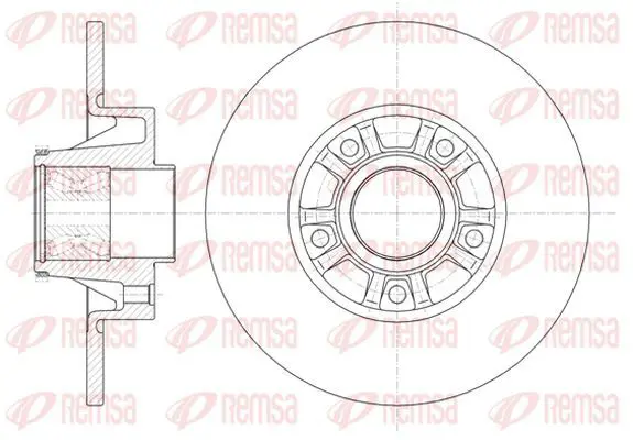 Handler.Part Brake disc KAWE 673320 2