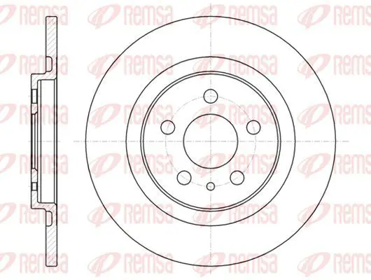 Handler.Part Brake disc KAWE 673600 2