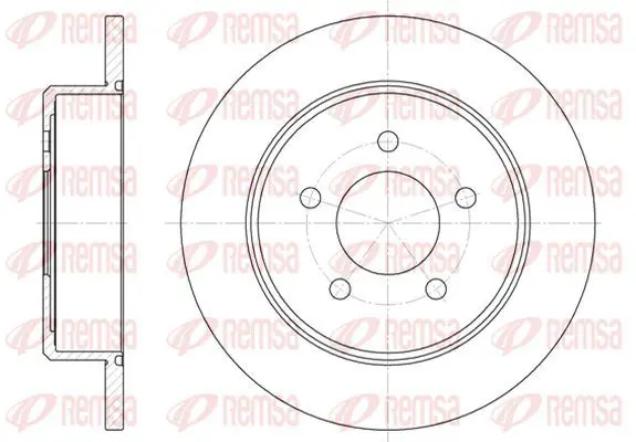 Handler.Part Brake disc KAWE 674600 2