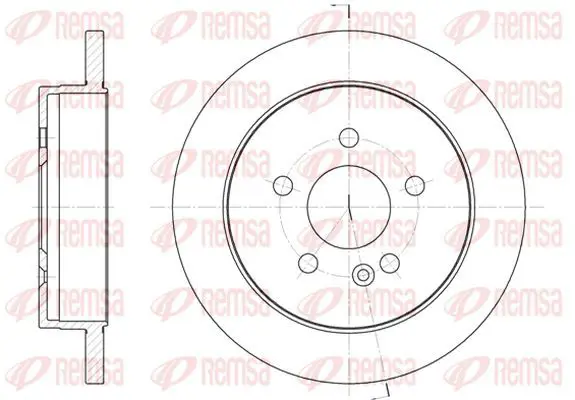 Handler.Part Brake disc KAWE 679900 2