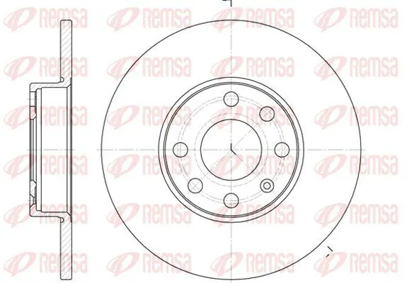 Handler.Part Brake disc KAWE 680000 2