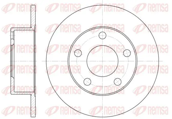 Handler.Part Brake disc KAWE 680300 2