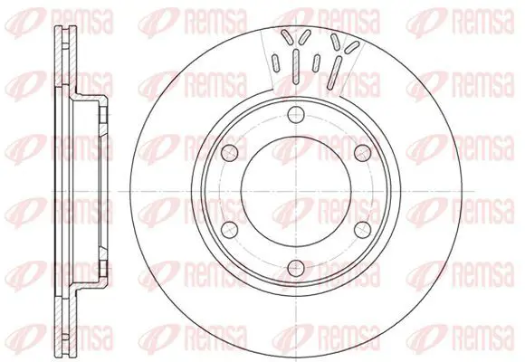 Handler.Part Brake disc KAWE 682410 2