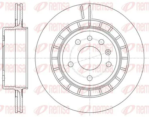 Handler.Part Brake disc KAWE 686110 2