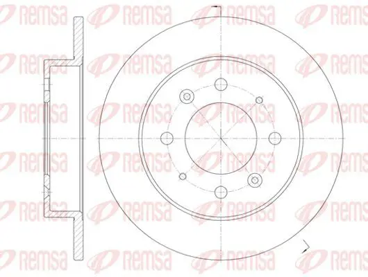 Handler.Part Brake disc KAWE 687400 2