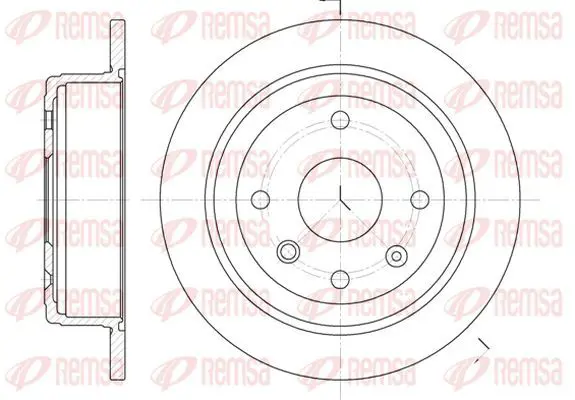 Handler.Part Brake disc KAWE 687600 2