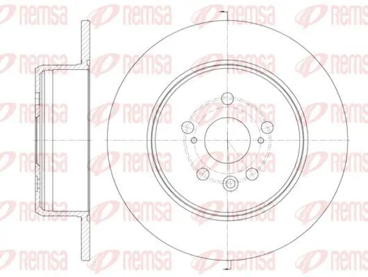 Handler.Part Brake disc KAWE 691000 2