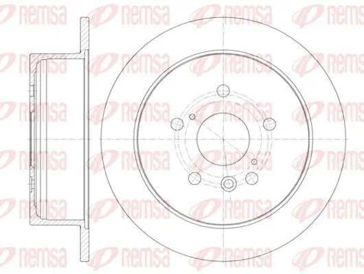 Handler.Part Brake disc KAWE 691100 2