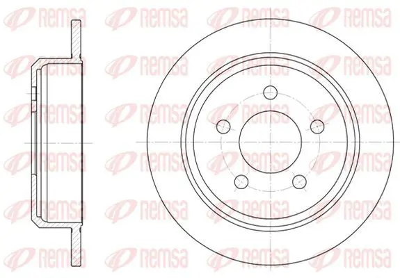 Handler.Part Brake disc KAWE 691300 2