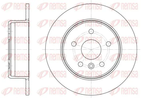 Handler.Part Brake disc KAWE 691400 2