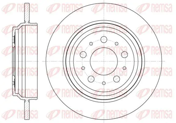 Handler.Part Brake disc KAWE 691600 2