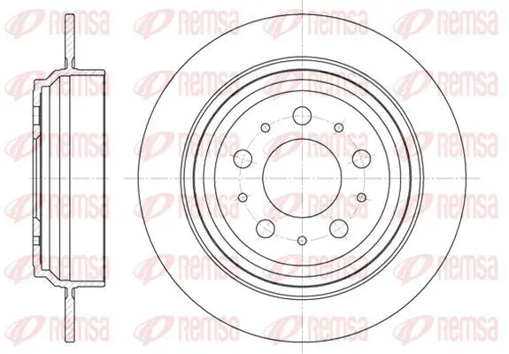 Handler.Part Brake disc KAWE 692400 2