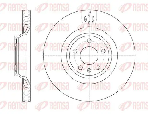 Handler.Part Brake disc KAWE 694210 2