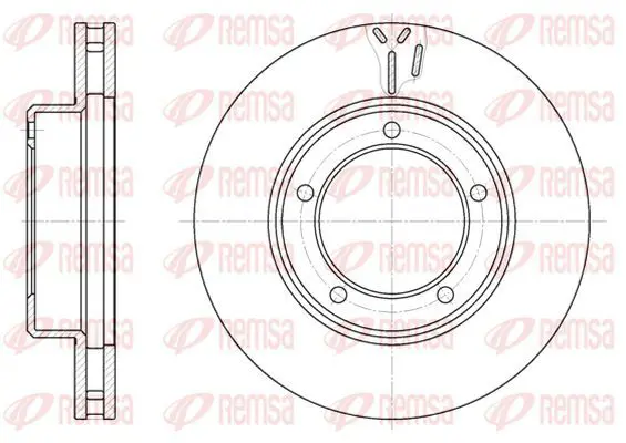 Handler.Part Brake disc KAWE 694510 2