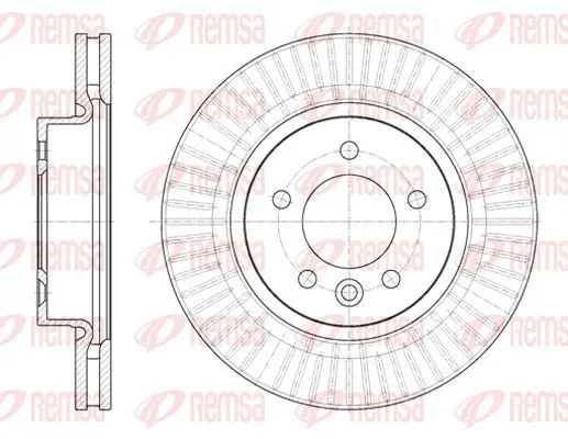 Handler.Part Brake disc KAWE 699410 2