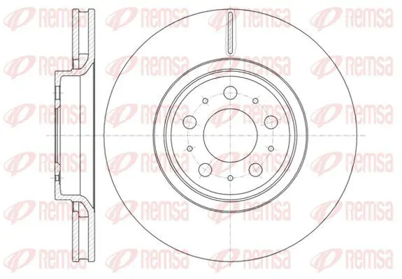 Handler.Part Brake disc KAWE 6130310 2