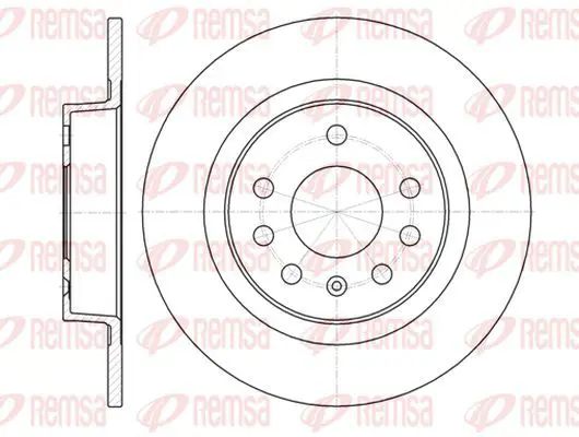 Handler.Part Brake disc KAWE 6131700 2