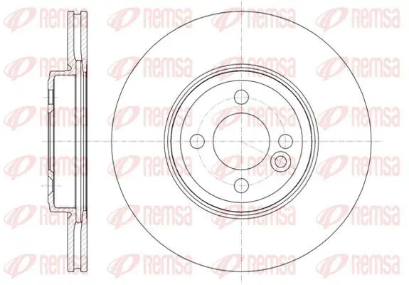 Handler.Part Brake disc KAWE 6133410 2