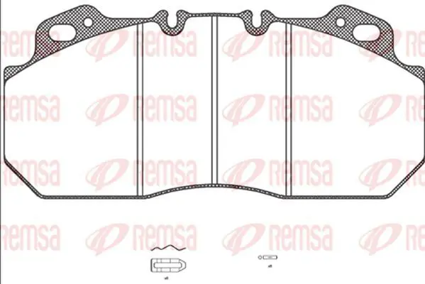 Handler.Part Brake pad set, disc brake KAWE JCA62200 2