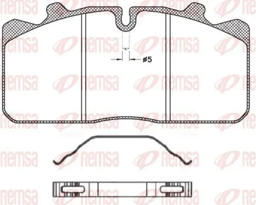 Handler.Part Brake pad set, disc brake KAWE JCA65800 2