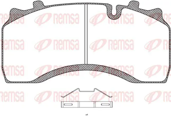 Handler.Part Brake pad set, disc brake KAWE JCA103200 2