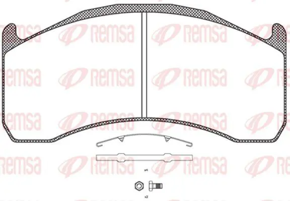 Handler.Part Brake pad set, disc brake KAWE JCA107200 2