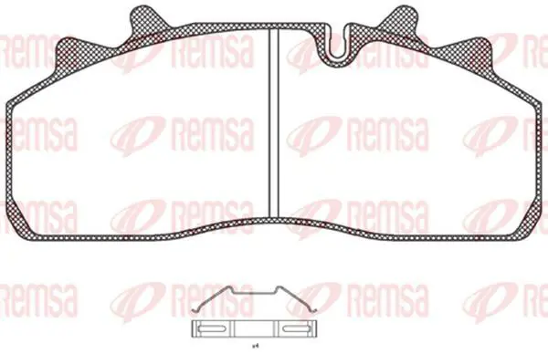 Handler.Part Brake pad set, disc brake KAWE JCA125400 2