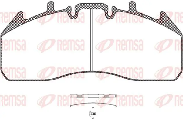 Handler.Part Brake pad set, disc brake KAWE JCA125700 2