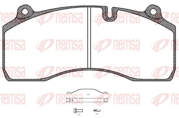 Handler.Part Brake pad set, disc brake KAWE JCA130600 2