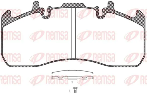 Handler.Part Brake pad set, disc brake KAWE JCA131700 2