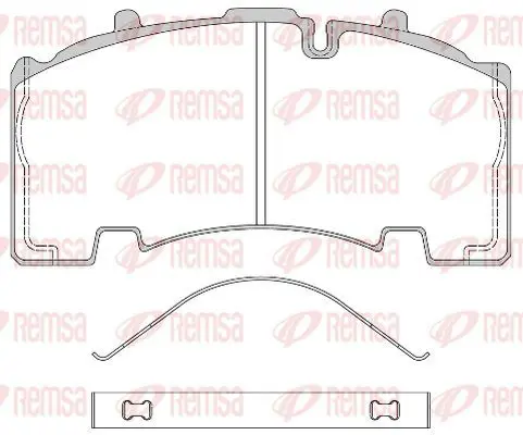 Handler.Part Brake pad set, disc brake KAWE JCA155500 2