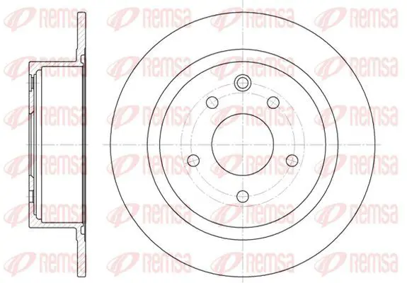 Handler.Part Brake disc KAWE 6153000 2