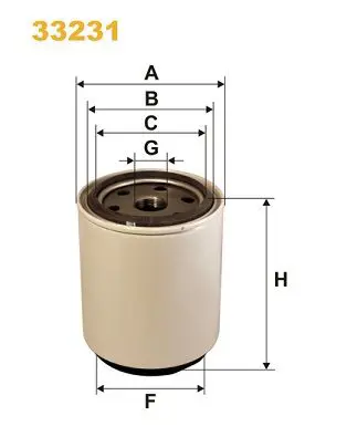 Handler.Part Fuel filter WIX 33231 1