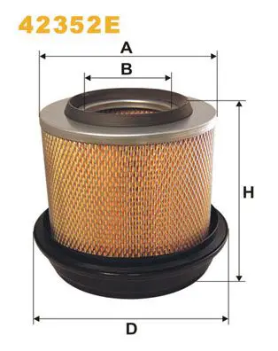 Handler.Part Air filter WIX 42352E 1