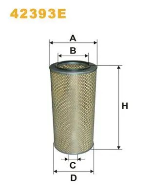 Handler.Part Air filter WIX 42393E 1