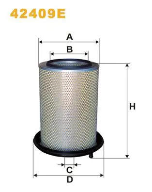 Handler.Part Air filter WIX 42409E 1