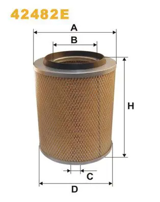 Handler.Part Air filter WIX 42482E 1