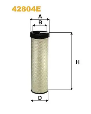 Handler.Part Secondary air filter WIX 42804E 1