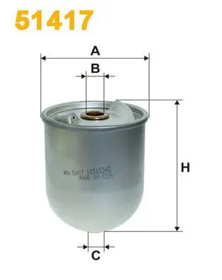 Handler.Part Oil filter WIX 51417 1