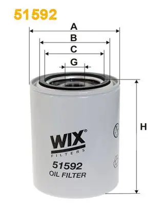 Handler.Part Oil filter WIX 51592 1