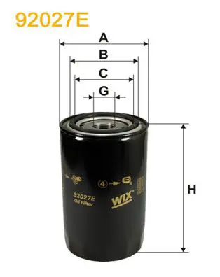 Handler.Part Oil filter WIX 92027E 1