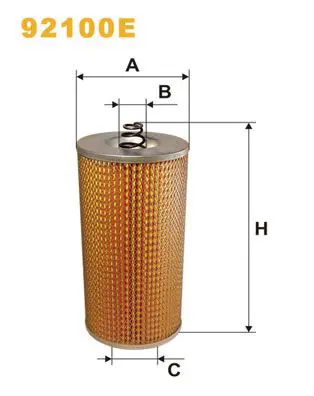 Handler.Part Oil filter WIX 92100E 1