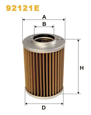 Handler.Part Hydraulic filter, automatic transmission WIX 92121E 1