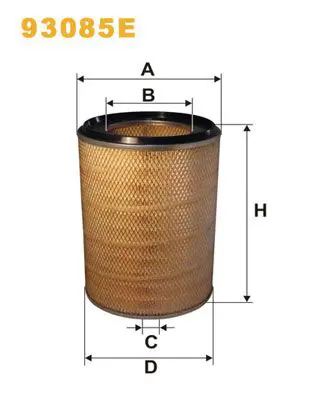 Handler.Part Air filter WIX 93085E 1