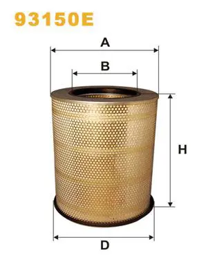 Handler.Part Air filter WIX 93150E 1