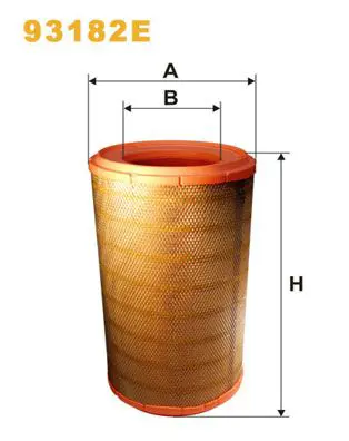 Handler.Part Air filter WIX 93182E 1