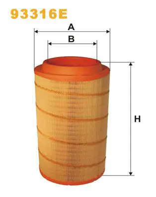 Handler.Part Air filter WIX 93316E 1