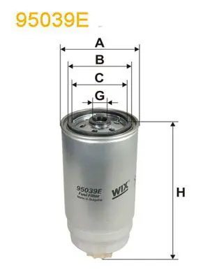 Handler.Part Fuel filter WIX 95039E 1