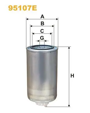 Handler.Part Fuel filter WIX 95107E 1