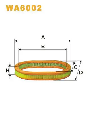 Handler.Part Air filter WIX WA6002 1